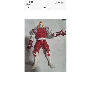 Vintage Toy Biz Marvel X-Men Omega Red Action Figure Red White 1990s Villain